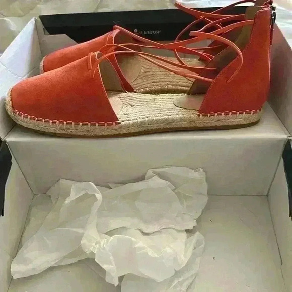 Eileen Fisher Lace Espadrille Wrap Sandals - Picture 9 of 13